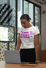 Load image into Gallery viewer, "If God Don't Do It" Tee - Purple