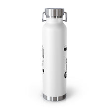 Load image into Gallery viewer, &quot;If God Don&#39;t Do It&quot; 22oz Vacuum Insulated Bottle - White/Black
